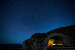かがんばなトンネルの星空