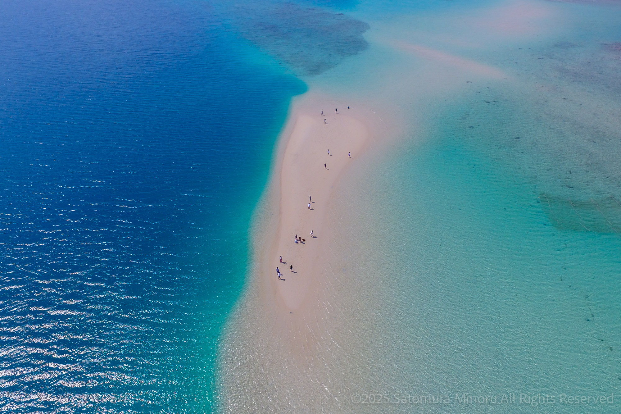 かくれ浜の空撮写真